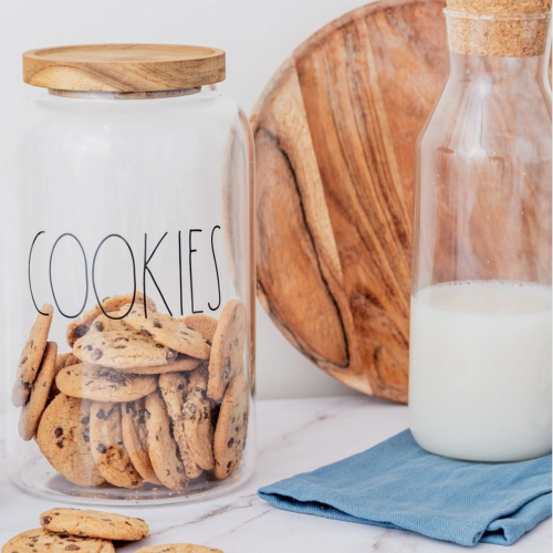 Glass Cookie Canister