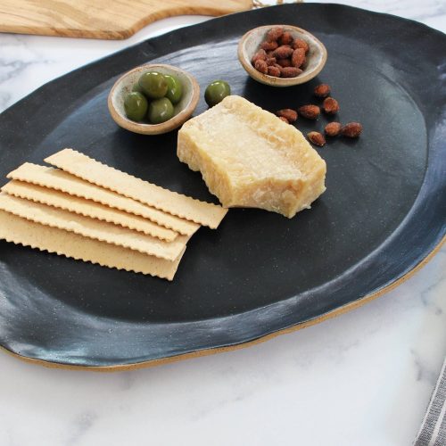 s430129588104562710_p1363_i1_w2480 Via Luma - Oval Platter - Handmade Speckled Ceramic Serving Platter