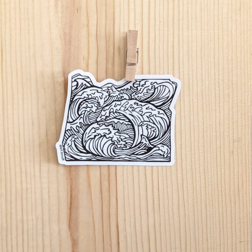 Oregon State Waves Sticker