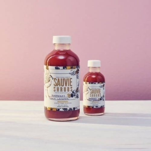 Rhubarb Mint Seasonal Shrub