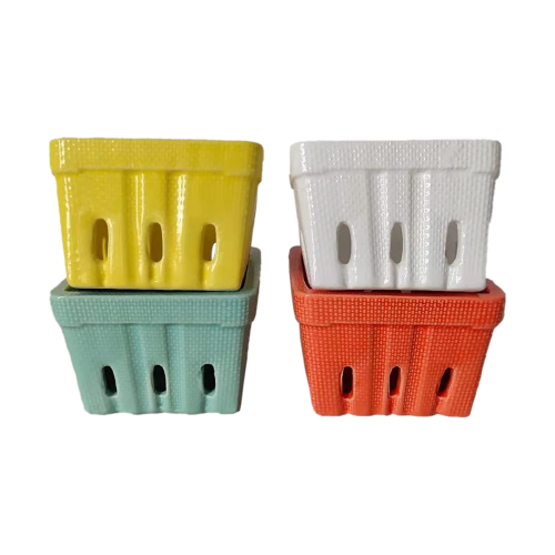 Ceramic Berry Baskets set of 4