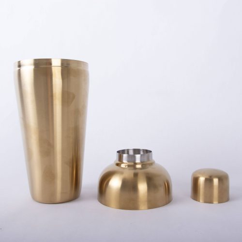 Brass cocktail shaker