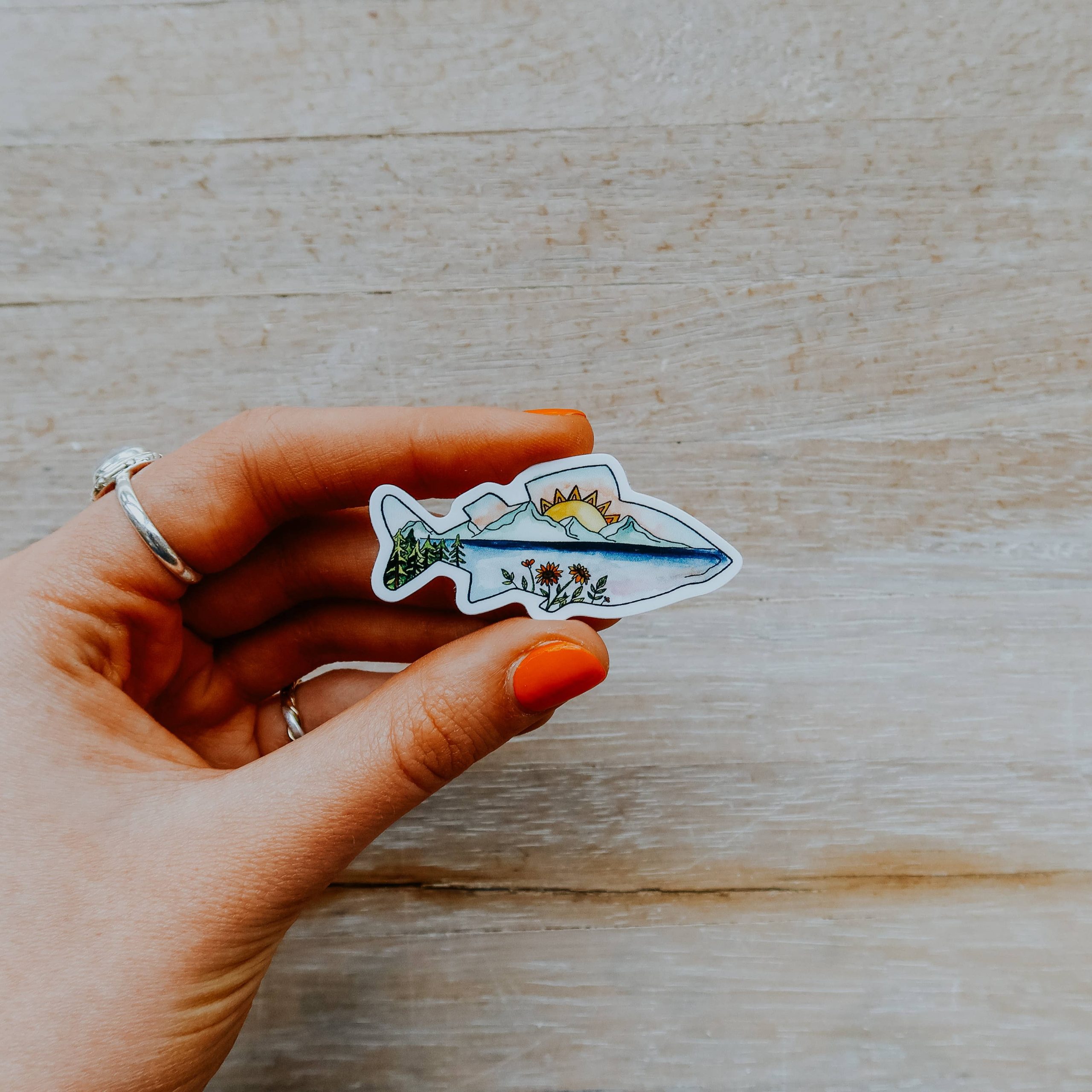 Mini Fish Vinyl Sticker