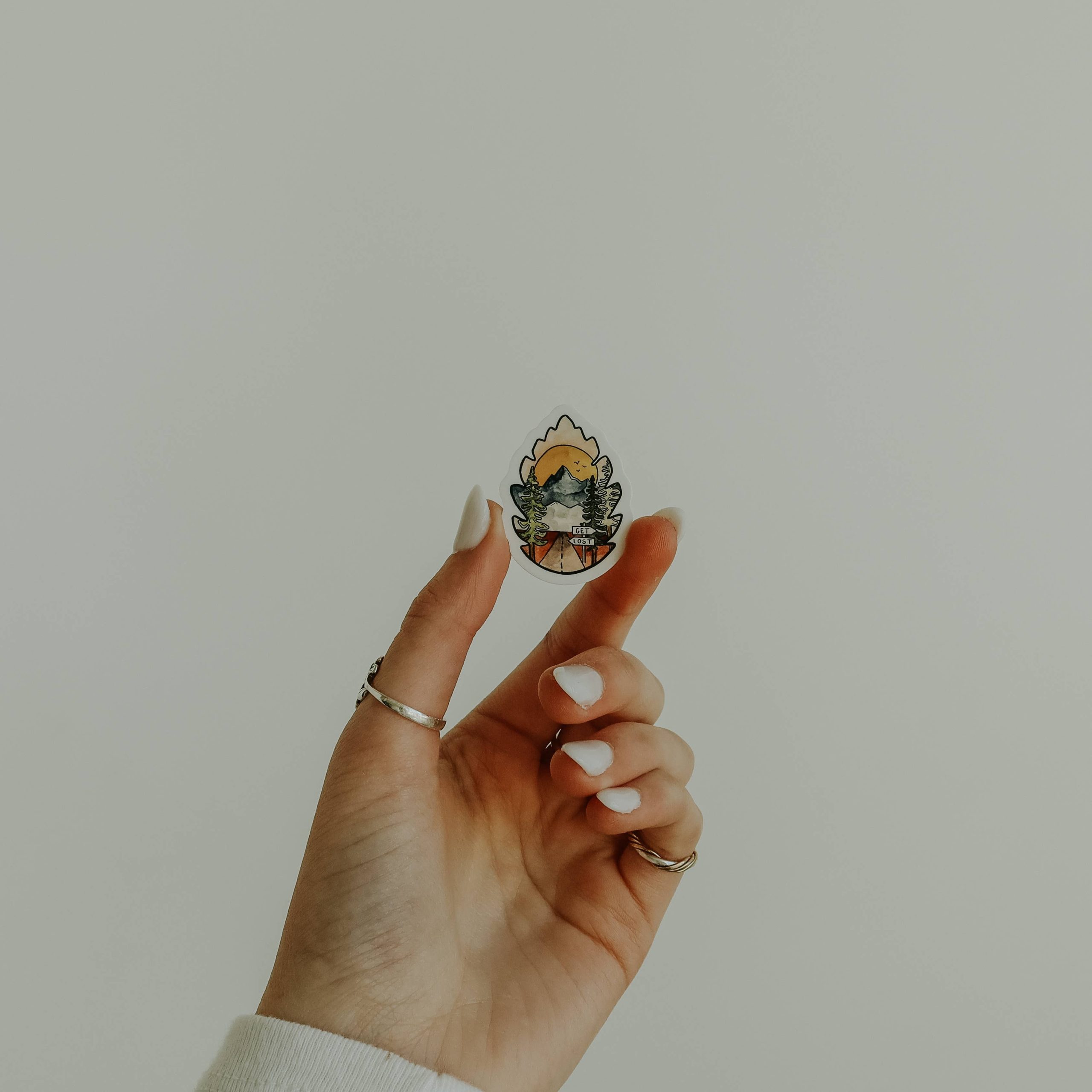 Mini Leaf Vinyl Sticker