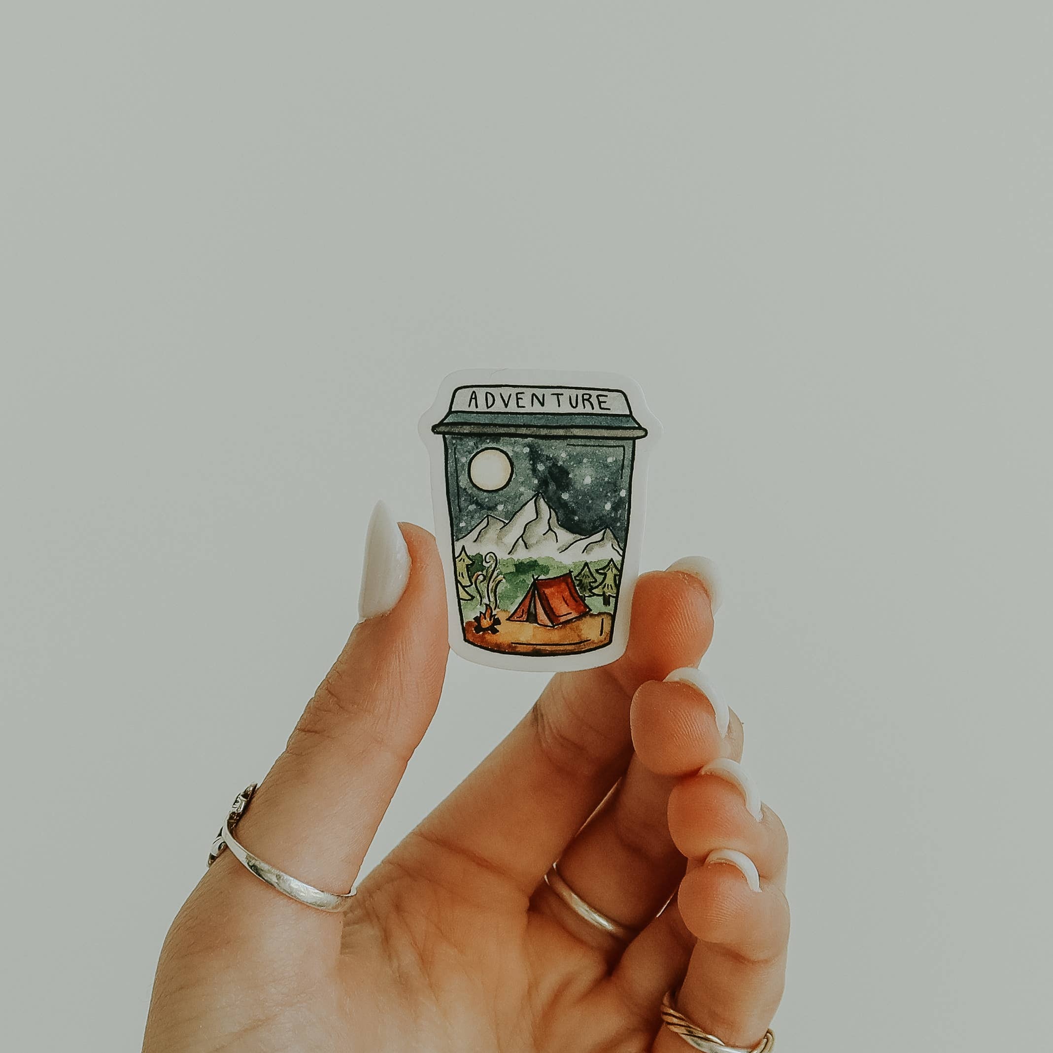 Mini Adventure Cup Vinyl Sticker