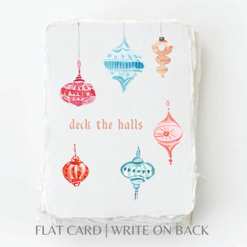 deck the halls - card