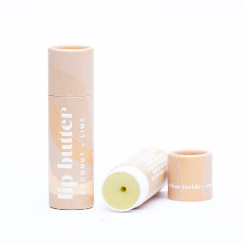 Coconut lime lip butter