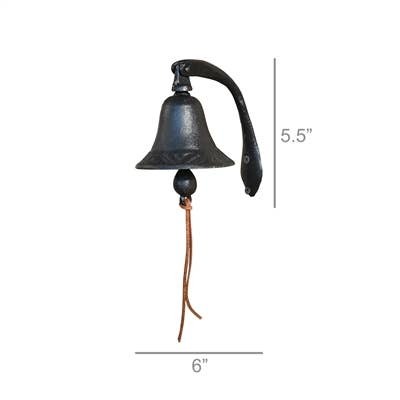 Arch Bell, Cast Iron - Black