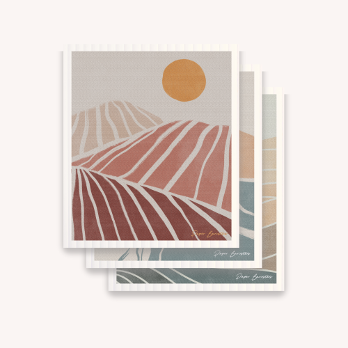 Swedish Dishcloth: Landscape Line Combo