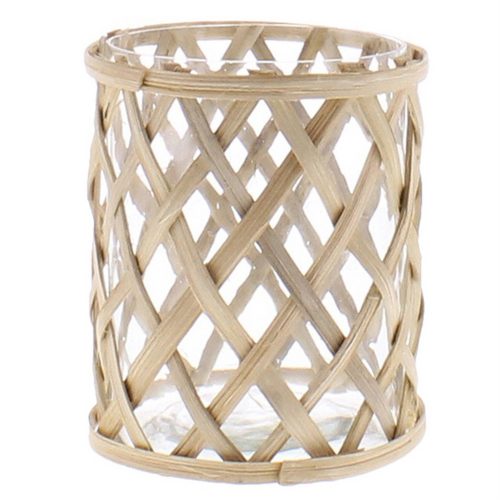 Cane Weave Vase