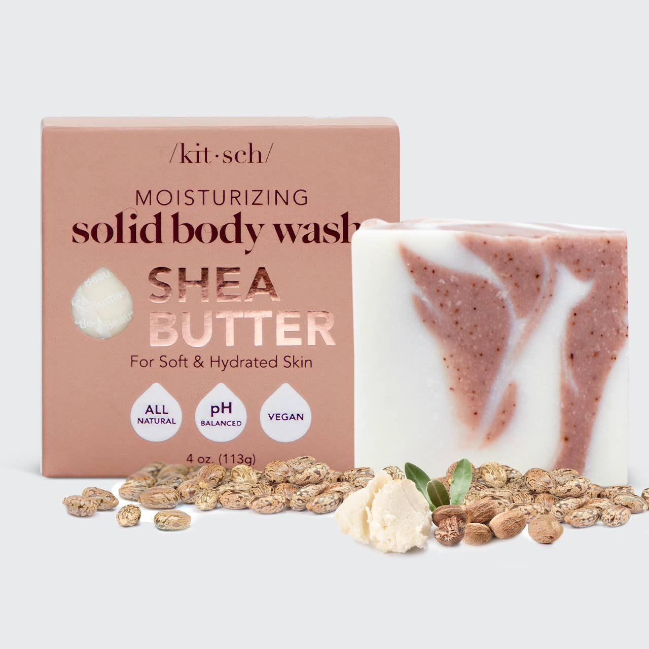 KITSCH - Shea Butter Solid Body Wash Bar