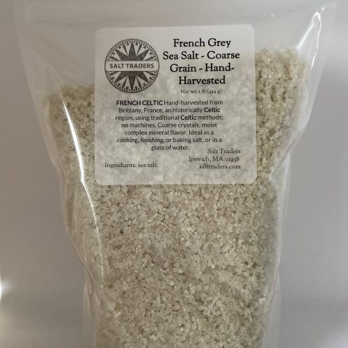 Salt Traders - French Grey Sea Salt Coarse Grain Celtic - 1 lb Bag