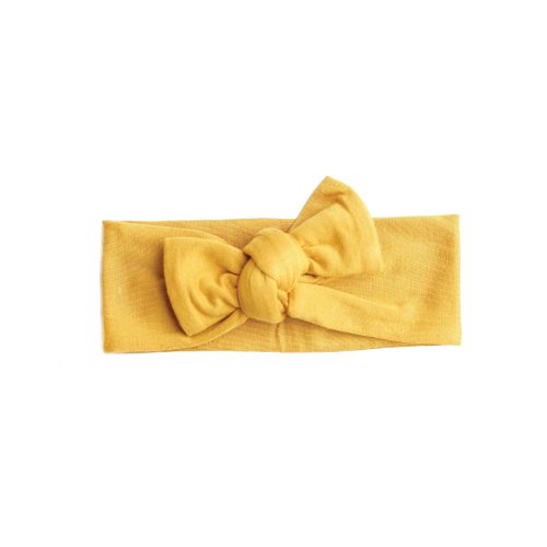 Sunrise Yellow Bamboo Baby Headband