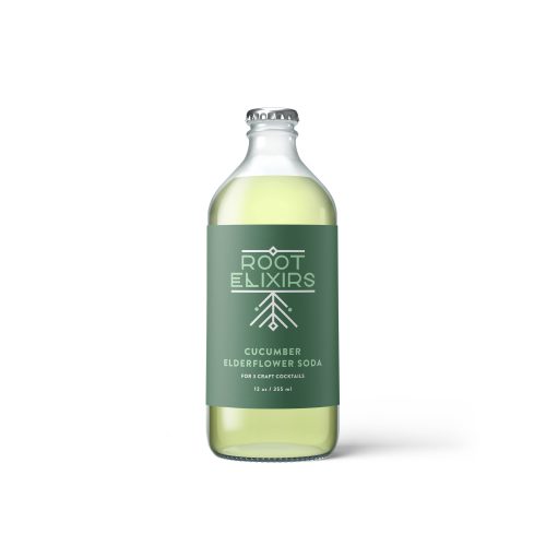 Root Elixirs Sparkling Cucumber Elderflower Cocktail Mixer