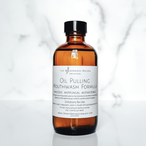 Oil Pulling Mouthwash formula